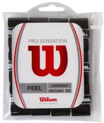 Wilson Pro Overgrip Sensation - fekete fedőgrip (12 db) fekete