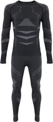 KADVA Streif Set férfi termo fehérnemű szett XL/2XL fekete