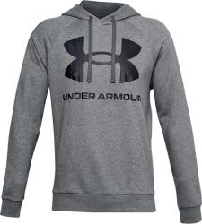 Under Armour Férfi pulóver - Under Armour Rival Fleece Crew M fekete|szürke
