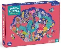 Mudpuppy Bay of sellők - kagyló formájú puzzle 75 darab