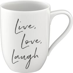Villeroy & Boch Cană Statement Live Love Laugh 340 ml (10-1621-9659)
