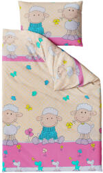  Lenjerie de pat din bumbac pentru patut OVECELE crem Dimensiune lenjerie de pat: 45 x 65 cm | 90 x 135 cm Lenjerie de pat