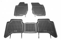Rezaw-Plast Covorase Presuri Auto Cauciuc Dedicate Toyota HILUX 4 usi Pre Facelift | Facelift 2005-2015 (ALM 201427)