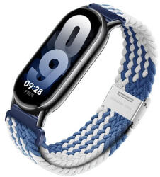  Forcell F-Design FX5 Xiaomi Mi Band 8 szíj, kék/fehér - phoner