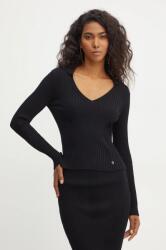 GUESS pulóver ISABELLA könnyű, női, fekete, W4BR19 Z3HP2 - fekete XS
