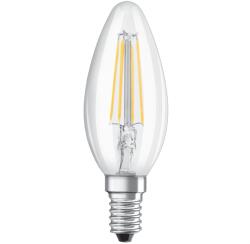 OSRAM Bec LED filament Osram lumanare E14 4W 470lm lumină neutră 4000 K (1052961)