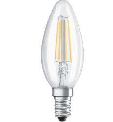 OSRAM Bec LED filament Osram lumanare E14 4W 470lm lumină caldă 2700 K (1052960)