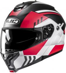 HJC Cască de motocicletă rabatabilă HJC C91N Kaon MC1SF alb-negru-roșu (HJC107371)