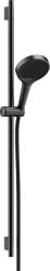 Hansgrohe Rainfinity, zuhanygarnitúra 130 3jet EcoSmart rúddal S Puro 90 cm, szálcsiszolt fekete króm, HAN-28744340 (HAN-28744340)