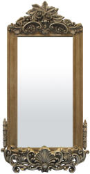 Art-Pol Dúsan faragott óarany fa falitükör barokkos blondel keretben 92x47x5cm (66793)