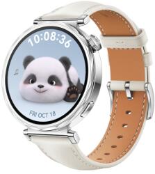  LEATHER Bőrszíj Huawei-hoz Watch GT 5 41mm KRÉMES WHITE