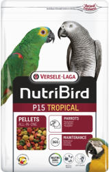 NutriBird P15 Tropical 3kg Fenntartó pellet trópusi gyümölcsökkel óriás papagájoknak (422129)