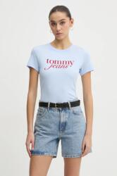 Tommy Jeans pamut póló női, DW0DW19447 - kék L