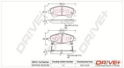 Dr! ve+ set placute frana, frana disc Dr! ve+ DP1010.10. 0139 - automobilus