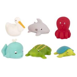 Battat Set 6 jucarii de baie animale marine battat (BT2605)