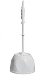 BISK Perie WC Bisk Aga, pe podea, plastic, alb, BIS80502 (BIS80502)
