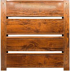 Top Profil Sistem Panou gard casetat Terra Imitatie lemn Stejar Striat 150 cm x 102.4 cm H (20229)