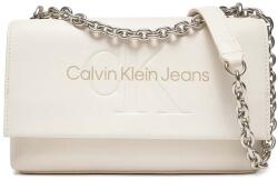 Calvin Klein Geantă mică Sculpted Ew Flap W/Chain25 Mon K60K612221 YAS tofu (K60K612221 YAS tofu)