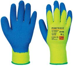 Portwest Manusi termice cu aderenta crescuta, protectie la temperaturi extreme - Portwest A145 - galben/albastru, L (A145Y4RL)