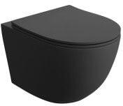 Lavita Sinto wc csésze lassú záródású ülőkével függesztett fekete matt 5900378345282 (5900378345282)