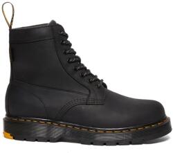 Dr. Martens bőr bakancs 1460 Trinity fekete, női, téliesített, lapos talpú, DM31190001 - fekete Női 41