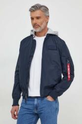 Alpha Industries rövid kabát MA-1 TT Hood férfi, sötétkék, átmeneti, 196108 - sötétkék S