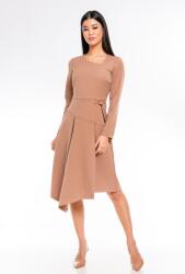 Hermosa Rochie din tripluvoal, SORANA, camel