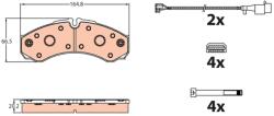 TRW set placute frana, frana disc TRW GDB2109 - automobilus