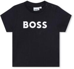 HUGO BOSS újszülött póló sötétkék, nyomott mintás - sötétkék 81
