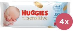 4x Șervețele umede HUGGIES® Extra Care Single 56 buc