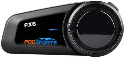 FODSPORTS FX6 motorkerékpár intercom fekete (FX6)