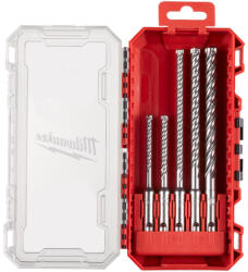 Milwaukee Mx4 Sds Plus 4 élű Fúrószár Készlet 5 Részes (5, 5 X 115 Mm; 5, 5 / 6 / 7 / 8 X 160 Mm) 4932498298 (4932498298)