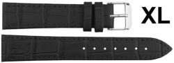 EmBexy Classic 1305XL-F - bőr óraszíj XL, 22 mm, fekete
