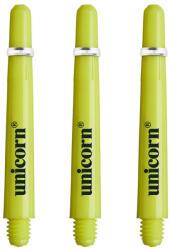 Winmau Darts szár extra rövid Unicorn Gripper4 neon, citromsárga 29mm