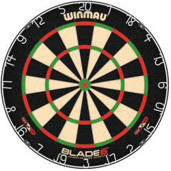 Winmau Darts tábla, Winmau BLADE 6, élezett dróttal, verseny minőségű, sisalból - gamecenter