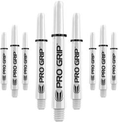 Dart szár közepes Target Pro Grip, fehér 41mm - 9 darabos csomag