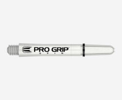 Target Darts Dart szár hosszú Target Pro Grip Spin elforgós, fehér 48mm - 9 darabos csomag
