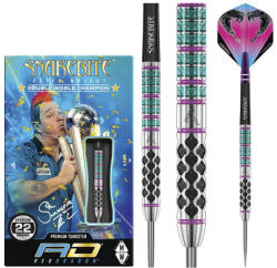 Red dragon darts Dart szett Red Dragon steel Peter Wright Snakebite Supa-Venom 22g, 90% wolfram