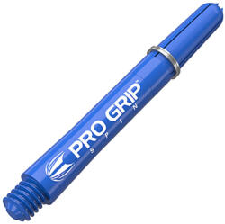 Target Darts Dart szár közepes Target Pro Grip Spin elforgós, kék 41mm - 9 darabos csomag (készlet erejéig)