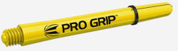Target Darts Dart szár rövid Target Pro Grip, citromsárga 34mm - 9 darabos csomag