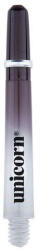 Unicorn Dart szár rövid Unicorn Gripper4 Two-Tone, átlátszó-fekete 34mm