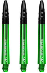  Darts szár közepes+ Mission Sabre zöld fém toppal 44, 5mm