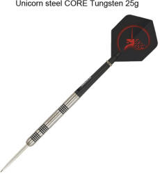 Unicorn Dart szett Unicorn steel 25g, CORE Tungsten, 80% wolfram