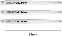  Dart szár extra hosszú Red Dragon Joust XL, fehér 65mm