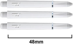 Winmau Dart szár hosszú Red Dragon TRX, fehér 48mm (készlet erejéig! )