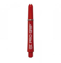 Dart szár közepes Target Pro Grip, piros 41mm - 9 darabos csomag