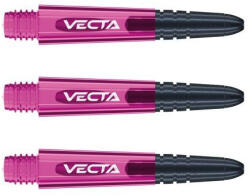  Dart szár rövid Winmau Vecta, műanyag, fém toppal rózsaszín 35mm