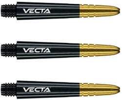 Winmau Dart szár rövid Winmau Vecta, műanyag, arany fém toppal 35mm