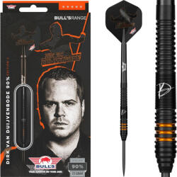 Embassy Benelux B. V. Bulls and Shot Darts szett Bull's steel Dirk van Duijvenbode E2 25g, 90% wolfrám