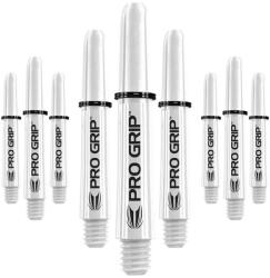 Target Darts Dart szár rövid Target Pro Grip, fehér 34mm - 9 darabos csomag